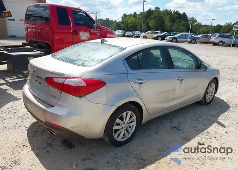 2014 Kia Forte Ex from USA, damaged, VIN KNAFX4A86E5046098